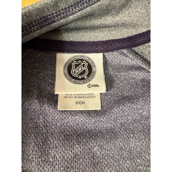 NHL Nashville Predators‎ Pullover Active Quarter Zip Thumb Holes Size Small - Picture 3 of 9